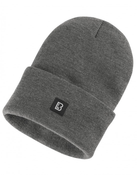 Мъжка бийни шапка в сив цвят Brandit Watch Cap Rack, Brandit, Шапки бийнита - Complex.bg