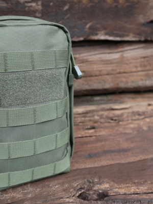 Чантичка за система Molle в масленозелен цвят Brandit Snake Molle Pouch 