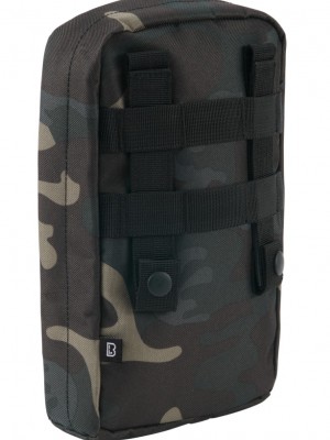 Чантичка за система Molle в тъмен камуфлаж Brandit Snake Molle Pouch 