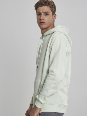 Мъжки изчистен суичър в цвят мента Urban Classics light mint