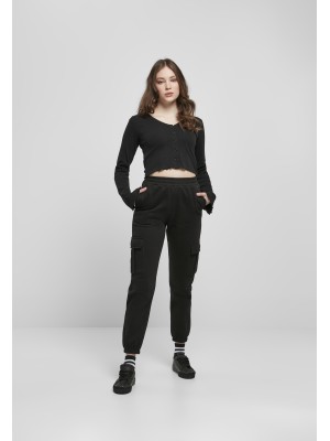 Дамско карго долнище в черен цвят Urban Classics 