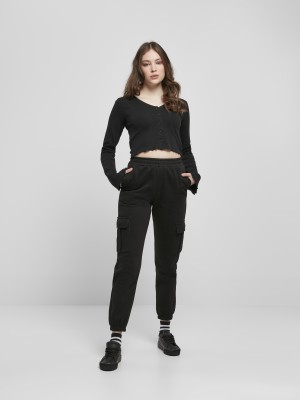 Дамско карго долнище в черен цвят Urban Classics 