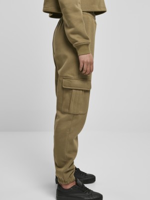 Дамско карго долнище в цвят маслина Urban Classics 