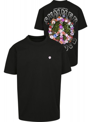 Мъжка тениска в черен цвят Mister Tee Summer Of Love Oversize