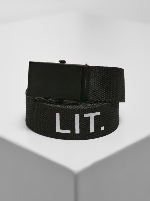 Дълъг колан в черен цвят Mister Tee LIT 