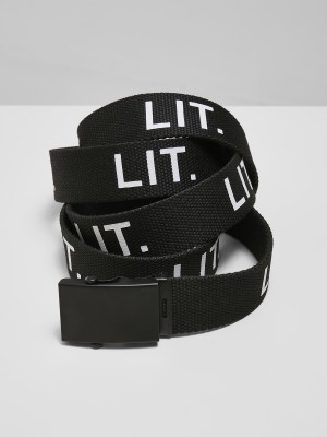 Дълъг колан в черен цвят Mister Tee LIT 