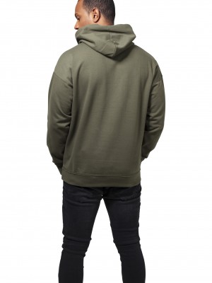 Уголемен мъжки суичър цвят маслина Oversized Urban Classics