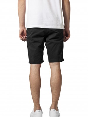 Мъжки къси чино панталони в черен цвят Urban Classics