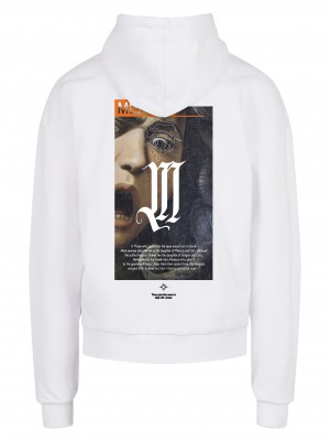 Мъжки суичър в бял цвят Mister Tee Dusa Painting 