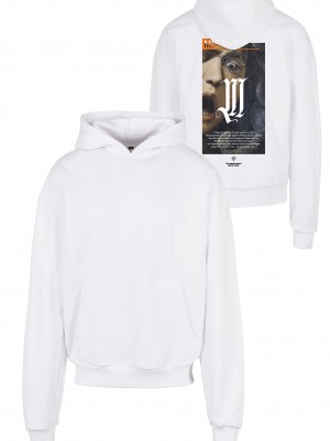 Мъжки суичър в бял цвят Mister Tee Dusa Painting 