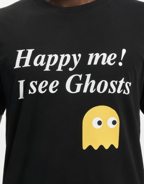 Мъжка тениска в черен цвят Mister Tee Happy Me I See Ghosts, Mister Tee, Тениски - Complex.bg