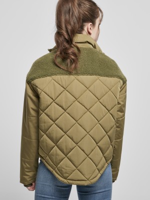 Дамско яке в масленозелен цвят Urban Classics