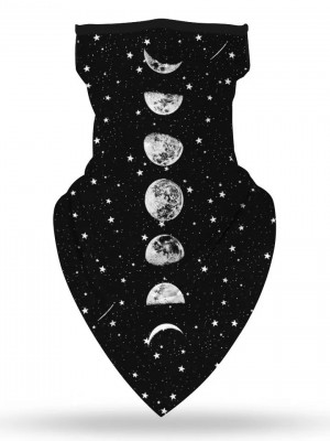 Бандана маска с уши нов дизайн Пълнолуние HoodStyle Bandana