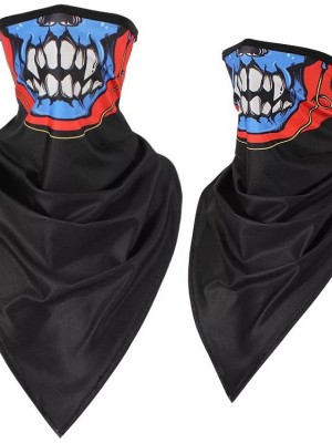 Бандана маска с уши нов дизайн Голямата уста HoodStyle Bandana