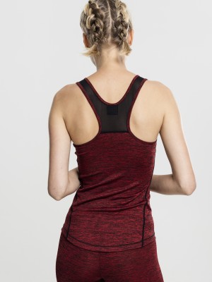 Спортен тъмночервен топ Urban Classics Active 