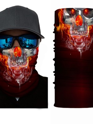 Бандана шал Горящ Череп HoodStyle Bandana