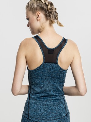 Спортен топ в тюркоаз Urban Classics Active 