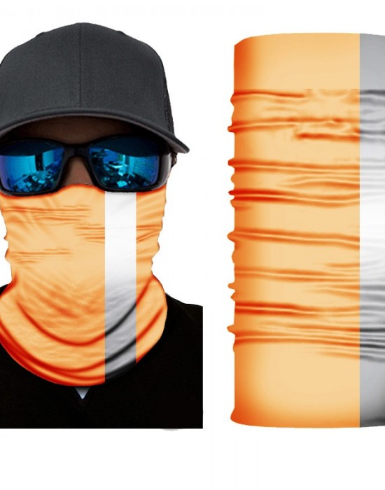 Бандана шал в оранжево със светлоотразителна лента HoodStyle Bandana, Hoodstyle, Бандана шал - Complex.bg
