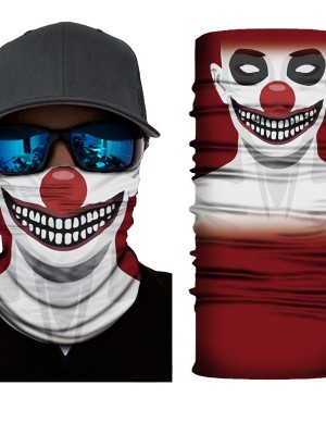 Бандана шал в червен цвят Клоунът HoodStyle Bandana