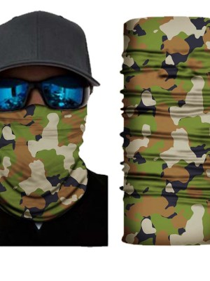 Бандана шал бъф в зелен камуфлаж HoodStyle Bandana Buff