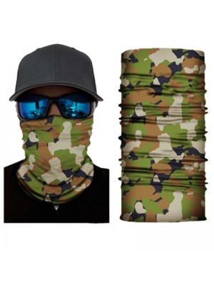 Бандана шал бъф в зелен камуфлаж HoodStyle Bandana Buff