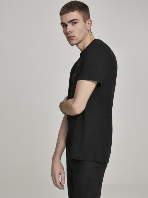 Мъжка тениска Mister Tee ABC в черен цвят