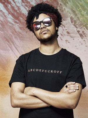 Мъжка тениска Mister Tee ABC в черен цвят