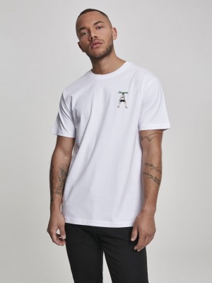 Мъжка бяла тениска Mister Tee Krautz