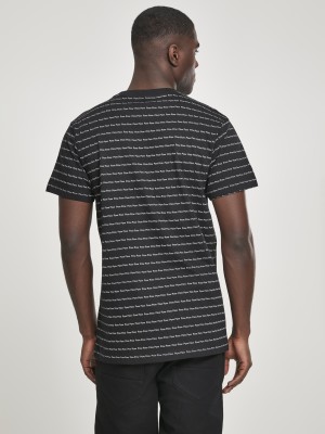 Мъжка черна тениска Mister Tee Pow Pow