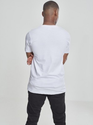 Мъжка ежедневна бяла тениска Urban Classics 