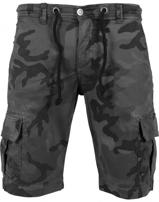 Мъжки къси карго панталони Urban Classics grey camo, Urban Classics, Къси панталони - Complex.bg