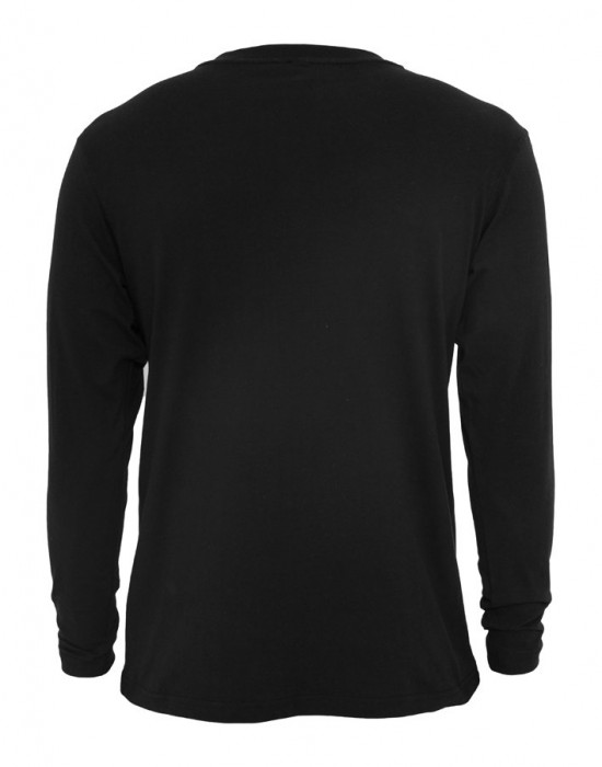 Мъжка памучна блуза с копчета Urban Classics Basic Henley в черно, Urban Classics, Блузи - Complex.bg