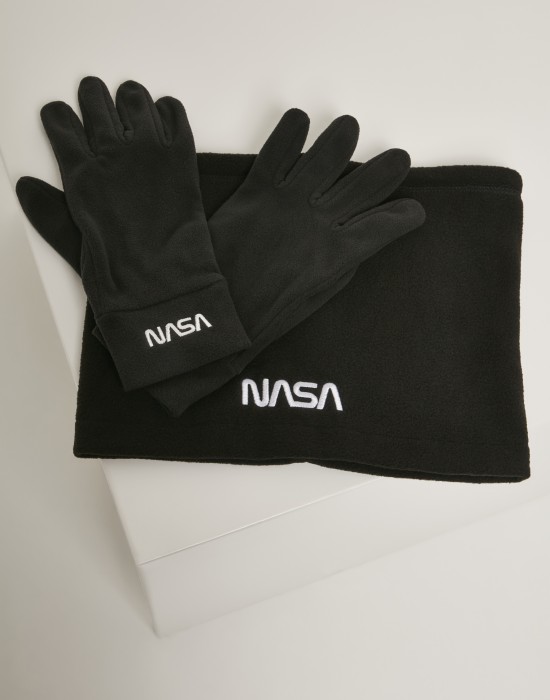 Комплект шал и ръкавици Mister Tee NASA, Mister Tee, Аксесоари - Complex.bg