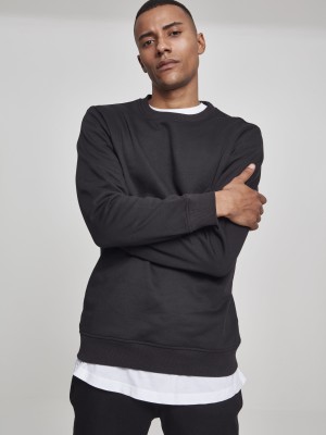 Мъжка блуза Urban Classics Basic в черен цвят