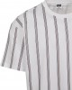 Мъжка тениска в бяло Urban Classics Heavy Oversized AOP Stripe, Urban Classics, Тениски - Complex.bg