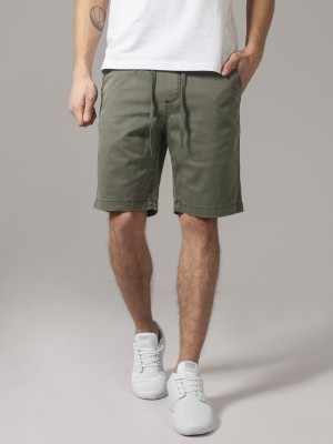Мъжки къси чино панталони в маслина Urban Classics