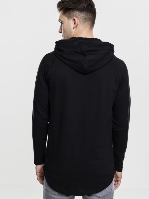 Дълъг черен суичър Urban Classics