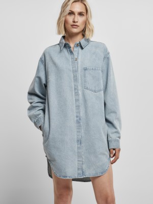 Дамска дънкова рокля в син цвят Urban Classics