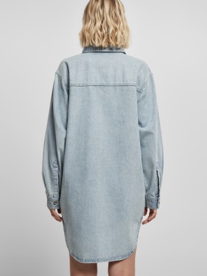 Дамска дънкова рокля в син цвят Urban Classics