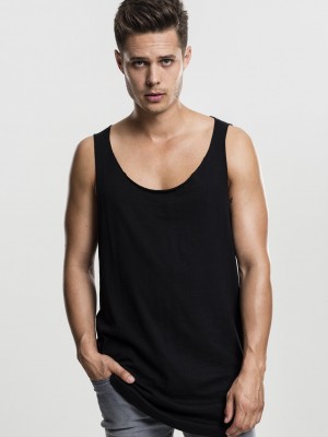 Мъжки черен потник Urban Classics