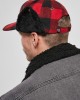 Зимна шапка с козирка в червено каре Brandit Lumberjack Wintercap, Brandit, Шапки с козирка - Complex.bg