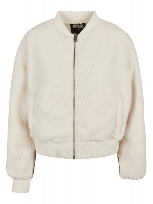 Дамски пухен бомбър в пясъчен цвят Urban Classics