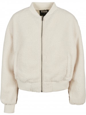 Дамски пухен бомбър в пясъчен цвят Urban Classics