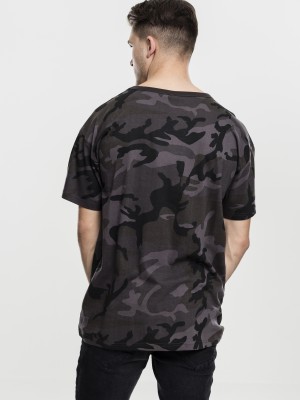 Мъжка широка Oversized тениска в камуфлаж Urban Classics 