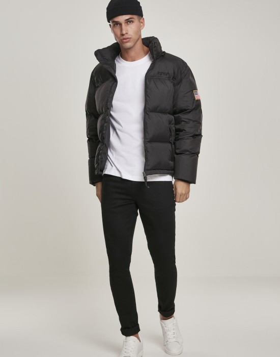 Мъжко зимно яке Mister Tee NASA в черен цвят, Mister Tee, Зимни якета - Complex.bg