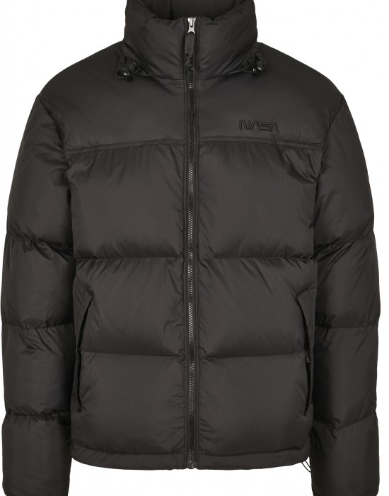 Мъжко зимно яке Mister Tee NASA в черен цвят, Mister Tee, Зимни якета - Complex.bg