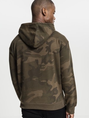 Мъжки камуфлажен суичър Urban Classics olive camo