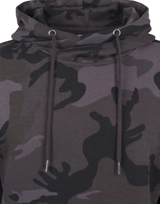 Мъжки камуфлажен суичър Urban Classics dark camo, Urban Classics, Суичъри - Complex.bg