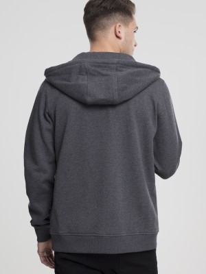 Мъжки изчистен суичър с цип Urban Classics charcoal