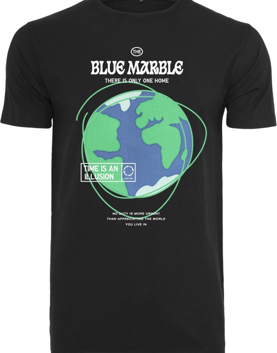 Мъжка тениска в черно Urban Classics Blue Marble, Urban Classics, Тениски - Complex.bg